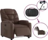vidaXL Elektrischer Relaxsessel Braun Kunstleder Produktbild-Vorschau 5