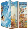 3D puzzle, knižný výklenok Cesta s vetrom, drevo, Náhľad obrázku produktu 11