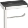 Relaxdays WC-set, HxBxD: 65,5 x 25,5 x 12,5 cm, roestvrij Productafbeelding-voorbeeld 5