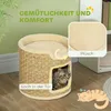 PawHut Kratztonne, 37 cm Hoch Katzentonne, Katzenhöhle mit Produktbild-Vorschau 6