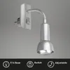 Zásuvková lampa Světlo na čtení H 22,5 cm titanové barvy Náhled obrázku produktu 4