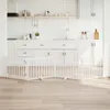vidaXL 4-częściowa bramka dla psa z drzwiczkami Składana Podgląd zdjęcia produktu 2
