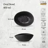 Wilmax Ovale Schale 19 x 15 x 6 cm 3er Set SlateStone Produktbild-Vorschau 4