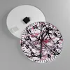 Wanduhr - Rund - Glasuhr - Abstraktion modern - 40x40cm - Produktbild-Vorschau 2