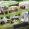 LARS360 Faltpavillon 3x6 m wasserdicht UV-Schutz mit 6 Produktbild-Vorschau 6
