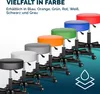 A lineup of colorful rolling stools against a gradient background. Anteprima dell’immagine prodotto