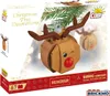 The image shows the packaging of a Cobi Reindeer Christmas Tree Decoration building set. Voir les images du produit