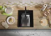 PRIMAGRAN Granitspüle Alles Schwarz 43x50cm, Spülbecken 1 Produktbild-Vorschau 7