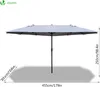 VOUNOT® Doppelsonnenschirm mit kurbel, Marktschirm, 460 x Produktbild-Vorschau 4