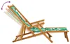 vidaXL Transat pliable, 3 positions, en bois d'eucalyptus Voir les images du produit 7