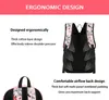 Rucksack für Damen, lässiges, leichtes Canvas-Rucksack-Set, Produktbild-Vorschau 5