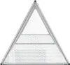 vidaXL Hasenstall Silbern 400x105x91 cm Verzinkter Stahl Produktbild-Vorschau 5
