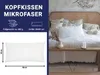 Kopfkissen 40x80 cm, Polyesterhohlfaser ca. 450 gr. weiß Produktbild-Vorschau 4
