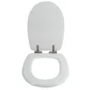 A white toilet seat and lid are shown from a top-down perspective against a white background. Produktbild-Vorschau