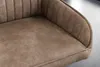 Design Sitzbank TURIN 160cm taupe schwarz Metallbeine mit Produktbild-Vorschau 4
