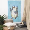 Mr. & Mrs. Panda Wandbild Pinguin Duschen - Eisblau - Produktbild-Vorschau 2