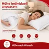 Textom Griechenland Kopfkissen 70x70 cm antiallergisch weiß Produktbild-Vorschau 3