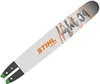 A STIHL chainsaw guide bar is shown against a white background. Náhled obrázku produktu