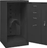 vidaXL Armadio a sella antracite 53x53x105 cm acciaio Anteprima dell’immagine prodotto 4