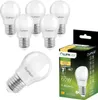 A group of LED light bulbs and their packaging. Produktbild-Vorschau
