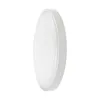 A side view of a white, round LED ceiling light. Náhled obrázku produktu