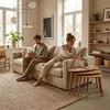 Couchtisch-Set, 3-teilig, naturfarben Kastanienbraun, aus Produktbild-Vorschau 4