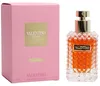 Valentino Donna Acqua Eau de Toilette 50 ml in facettiertem Glasflakon mit goldener Plakette, vor rosa Box mit goldener Beschriftung. Náhled obrázku produktu