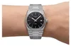 Reloj de cuarzo Tissot PRX de 25 mm con esfera negra y Vista previa de la imagen del producto 2