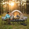 Camping Klapptisch schwarz mit Tragetasche - 56x40 cm - Produktbild-Vorschau 6