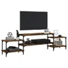 TV-Schrank Räuchereiche 197x35x52 cm Holzwerkstoff Produktbild-Vorschau 4