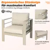 MeXo Gartenlounge-Set Terrassenmöbel Set 6-7 Personen Produktbild-Vorschau 10