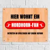 Hier wohnt ein Nordhorn-Fan Metallschild XXL in 28x38 cm Produktbild-Vorschau 7