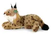 Kuscheltier Luchs liegend 30 cm braun/schwarz Plüschluchs Produktbild-Vorschau 3