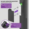 ERGO line Premium Aluminium Balkontürgriff Außen KUBO Produktbild-Vorschau 4