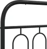 The Living Store Kopfteil Metall Schwarz 160 cm Produktbild-Vorschau 6