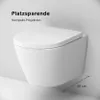 AM.PM Design Hänge-WC spülrandlos Toilette inkl. WC Sitz Produktbild-Vorschau 9