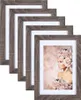 5er Pack Holz Bilderrahmen Foto Plexi Rahmen Acryl Collage Produktbild-Vorschau 1