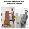 Wiltec Transportroller 2er Set 600 x 400 mm mit 800 kg Produktbild-Vorschau 4