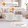 SalesFever Couchtisch 2er-Set | rund | MDF matt lackiert Produktbild-Vorschau 3