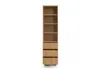 BETTSO Bücherregal SUNA Japandi Standregal Eiche Caramel Produktbild-Vorschau 2