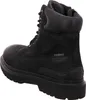 A black winter boot shown from the side and back. Produktbild-Vorschau