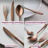 Sambonet Taste PVD Servizio 24pz Rame Antico Monoblocco Produktbild-Vorschau 6