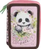 Dreifaches Federmäppchen für Mädchen mit Panda 10 Zubehör Produktbild-Vorschau 2