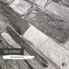 3D-Wandpaneele PVC | Schiefer Optik | Silver Shale - 1 Produktbild-Vorschau 3