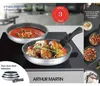 Ensemble de 3 poêles à frire - Compatible tous feux, y Voir les images du produit 3