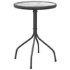 Tavolo da giardino Ø50x71 cm in acciaio antracite Anteprima dell’immagine prodotto 1