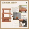 PawHut Haustiertreppe mit Kratzbaum Ball 3-stufige Produktbild-Vorschau 5