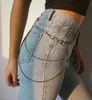 Catena tripla unisex per cintura o pantaloni in metallo con Anteprima dell’immagine prodotto 2