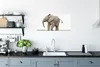 MuchoWow® Wandtattoo Wandsticker Wandaufkleber Baby-Elefant Produktbild-Vorschau 4