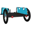 vidaXL Rimorchio per bicicletta blu Tessuto Oxford e ferro Anteprima dell’immagine prodotto 7